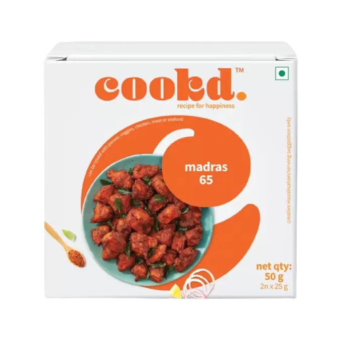 COOKD MADRAS 65 MASALA 50g 50 gm