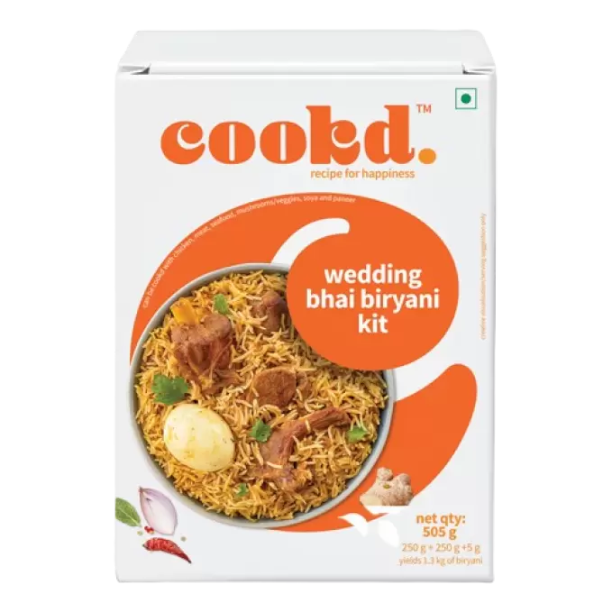 COOKD WEDDING BHAI BIRYANI KIT 505g 505 gm