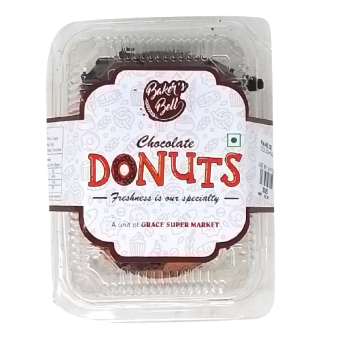 DOUGHNUT DARK CHOCOLATE 2NOS BOX 2 Nos