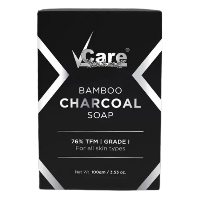 VCARE BAMBOO CHARCOAL SOAP 100g 100 gm