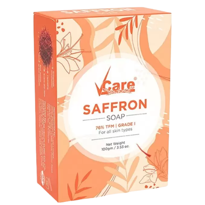 VCARE SAFFRON SOAP 100g 100 gm